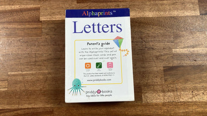 Alphaprints: Wipe Clean Flash Cards Letters