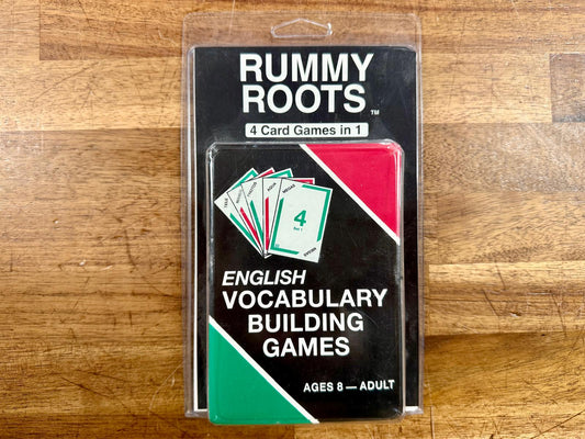 Rummy Roots 4 in 1 Latin Greek Vocab Building Card Game