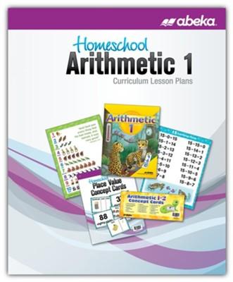 Abeka Homeschool Arithmetic 1 Curriculum Lesson Plans - Condition GOOD