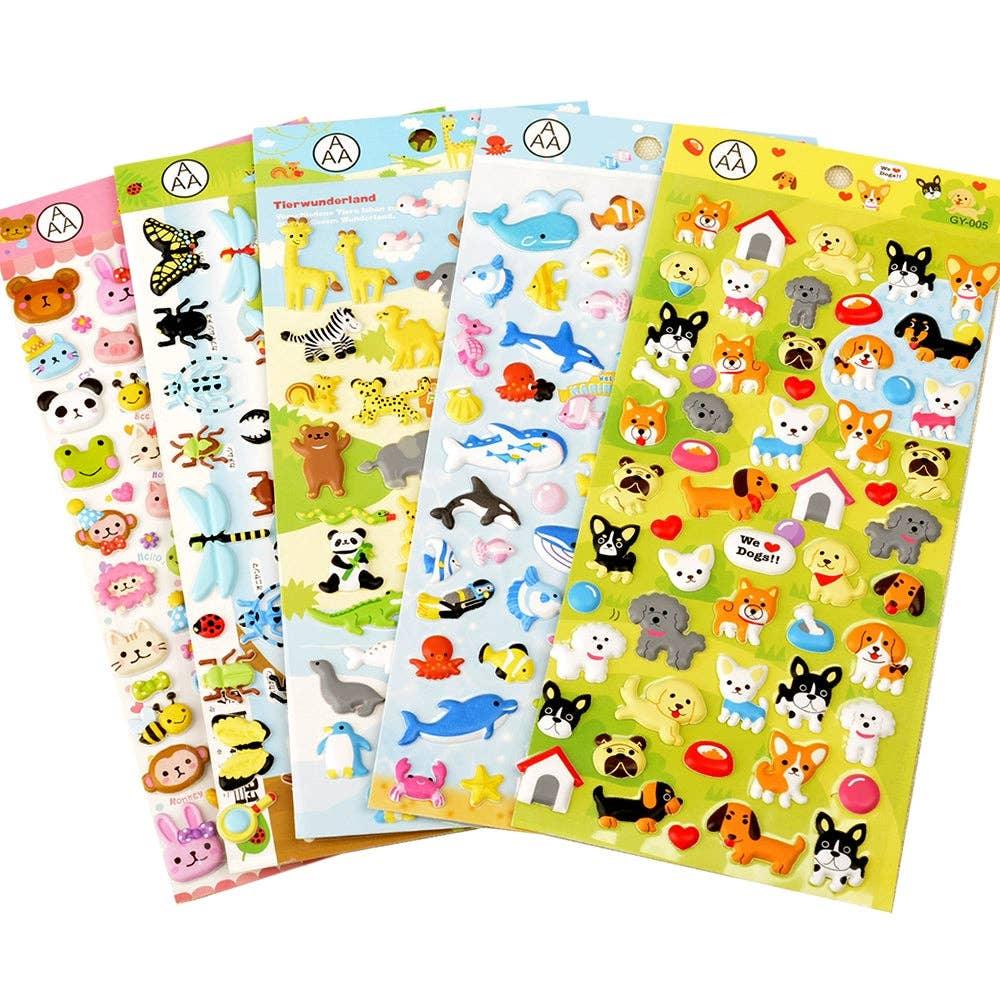 Dinosaur Animal Stereo Reward Sticker in bulk