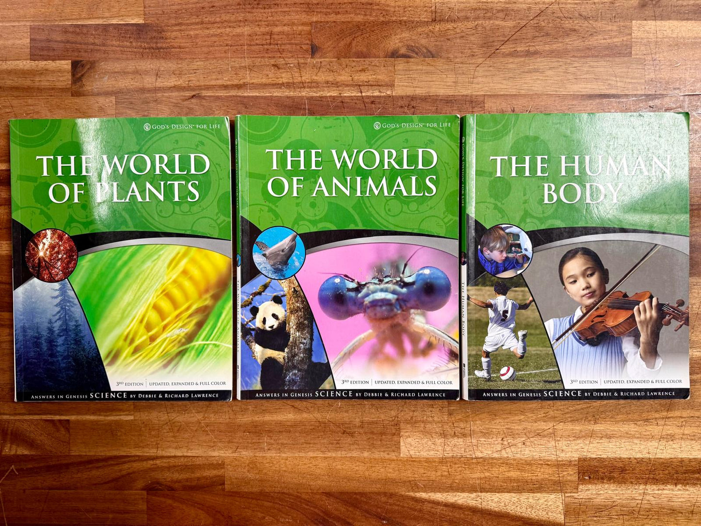 Answers in Genesis God's Design for Life Set of 3