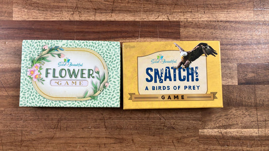 TGTB Game SET of 2 - Flower Game & Snatch Birds of Prey