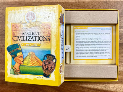 Prof. Noggins Ancient Civilizations Card Game - Very Good