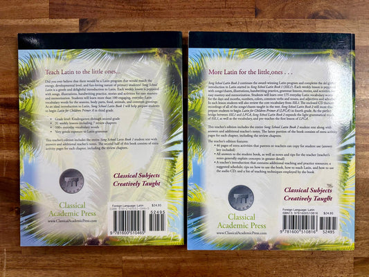 Song School Latin Complete Set Books 1 & 2 - Very Good