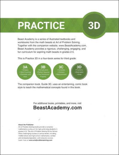 Art of Problem Solving Beast Academy Math 3D Guide & Practice SET - CONDITION Good & Clean