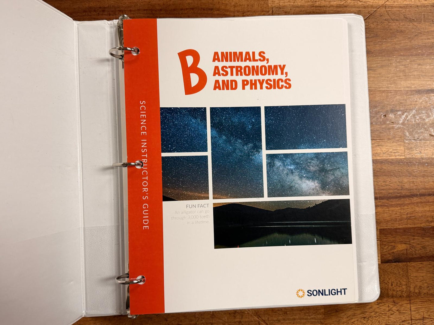 Sonlight  B Animals, Astronomy & Physics Instructor's Guide