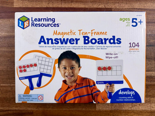 Learning Resources Magnetic Ten-Frame Answer Boards