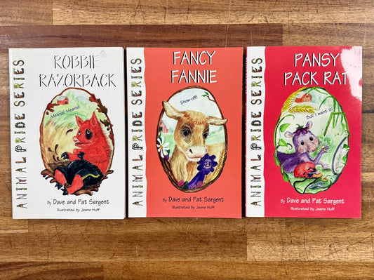 Animal Pride Series Readers Lot 3 - Dave & Pat Sargent - VG
