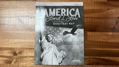 Abeka America Land I Love 2nd Ed Grade 8 History Teacher Set