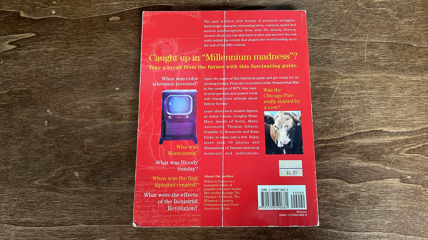 Visible Ink Press, The Handy History Answer Book