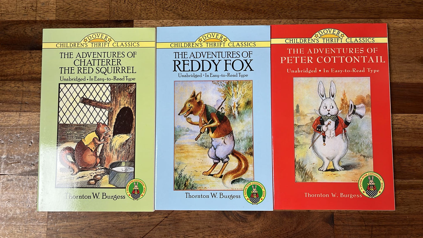 Favorite Thorton Burgess Animal Stories - 6 Complete Books