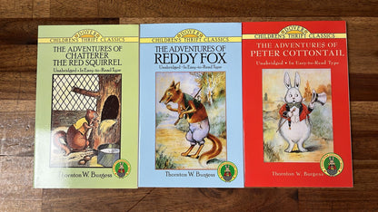 Favorite Thorton Burgess Animal Stories - 6 Complete Books