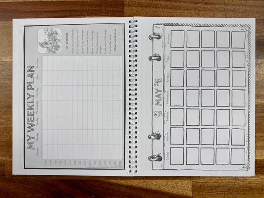 Good & Beautiful My Weekly Planner Math 2 - Good & Clean