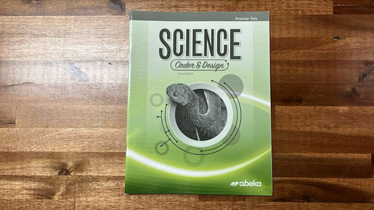 Abeka Science Order & Design 2nd Ed Key Set of 4 - VG
