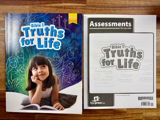 BJU Bible 1 Truth for Life Worktext & Assessments - Like New