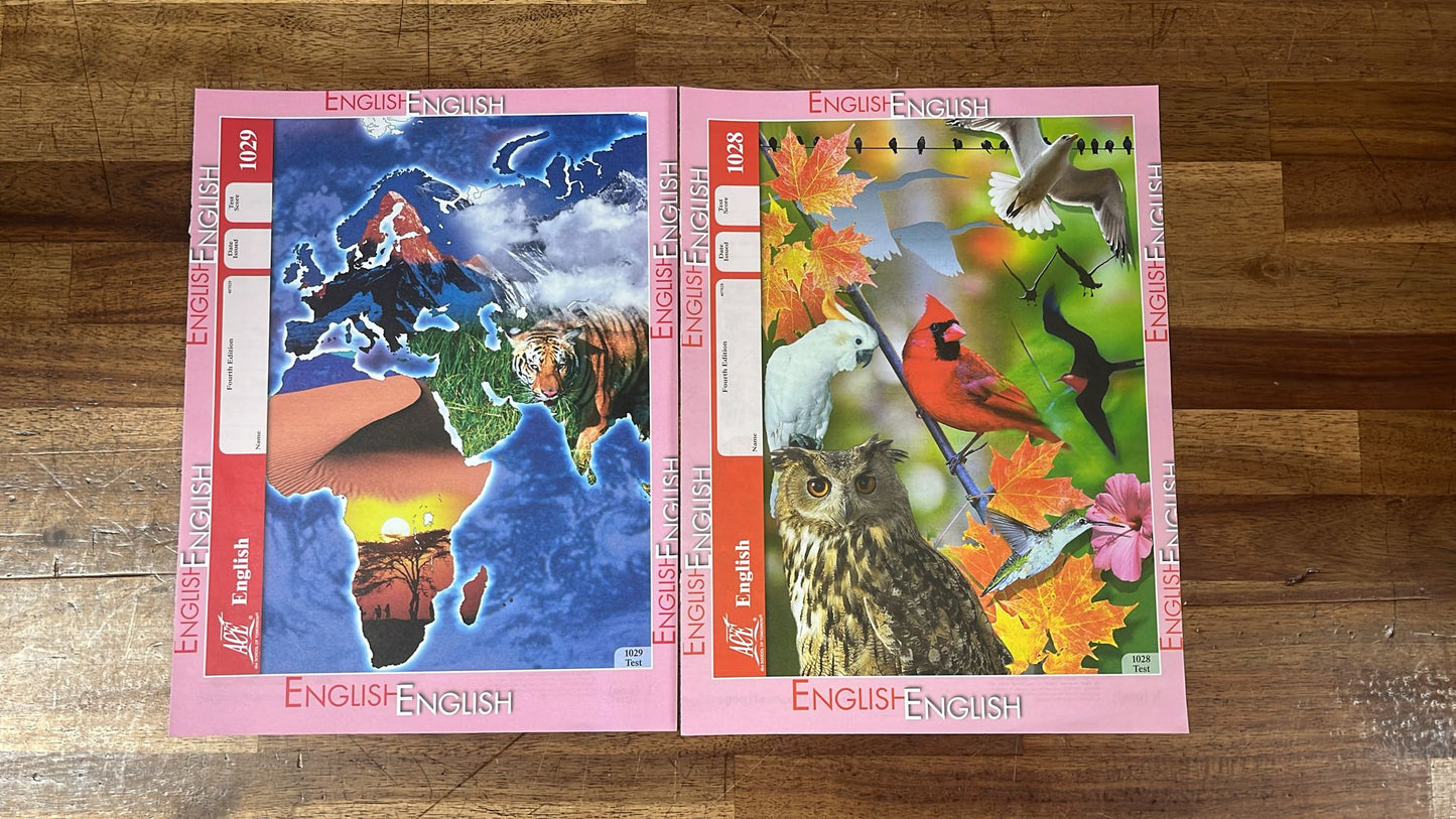 ACE School of Tomorrow English Tests 1028-1035 4th Ed
