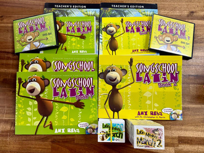 Song School Latin Complete Set Books 1 & 2 - Very Good