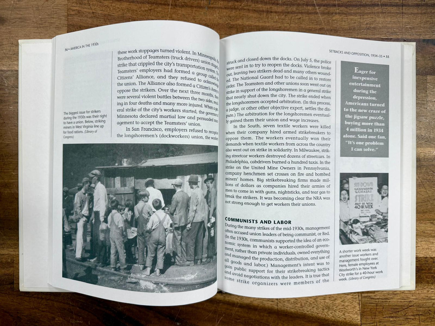 America in The 1930s - Jim Callan, HC, Good