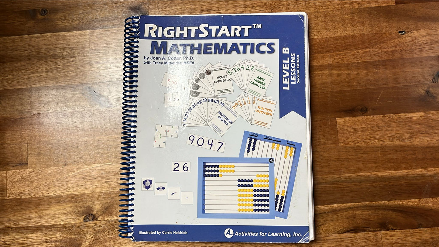 RightStart Mathematic Level B Lessons (2nd Ed)