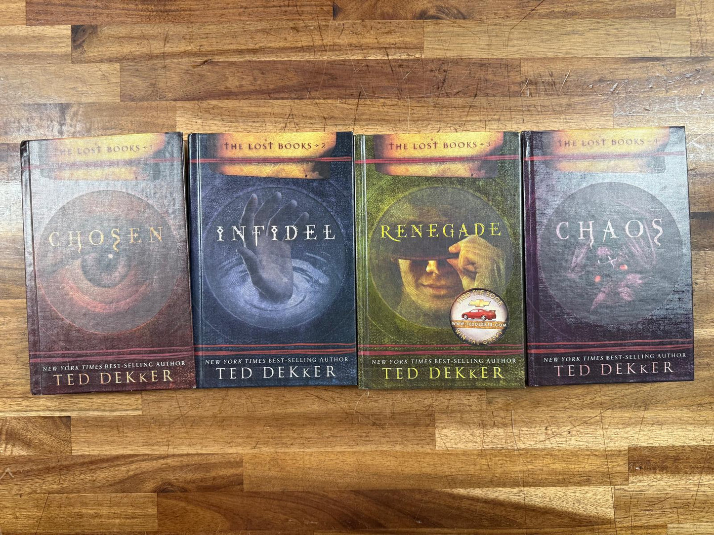 The Lost Books Lot of 4 Vols 1-4 Ted Dekker HC VG