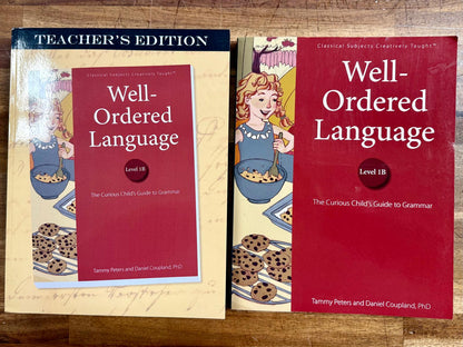 Well-Ordered Language Level 1B Set: Student & Teacher’s Ed