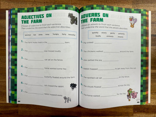 Super Fun Colossal Workbook for Minecrafters: Grades 1 & 2