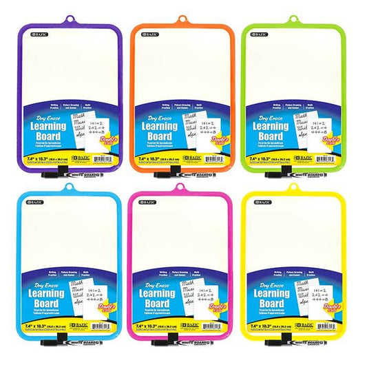 Double Sided Dry Erase Learning Board