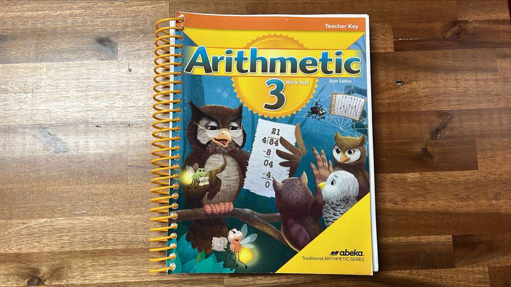 Abeka Arithmetic 3 Teacher Key Set of 2 - VG