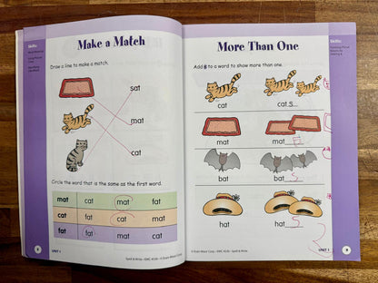 Evan-Moor Skill Sharpeners Spell & Write Kindergarten