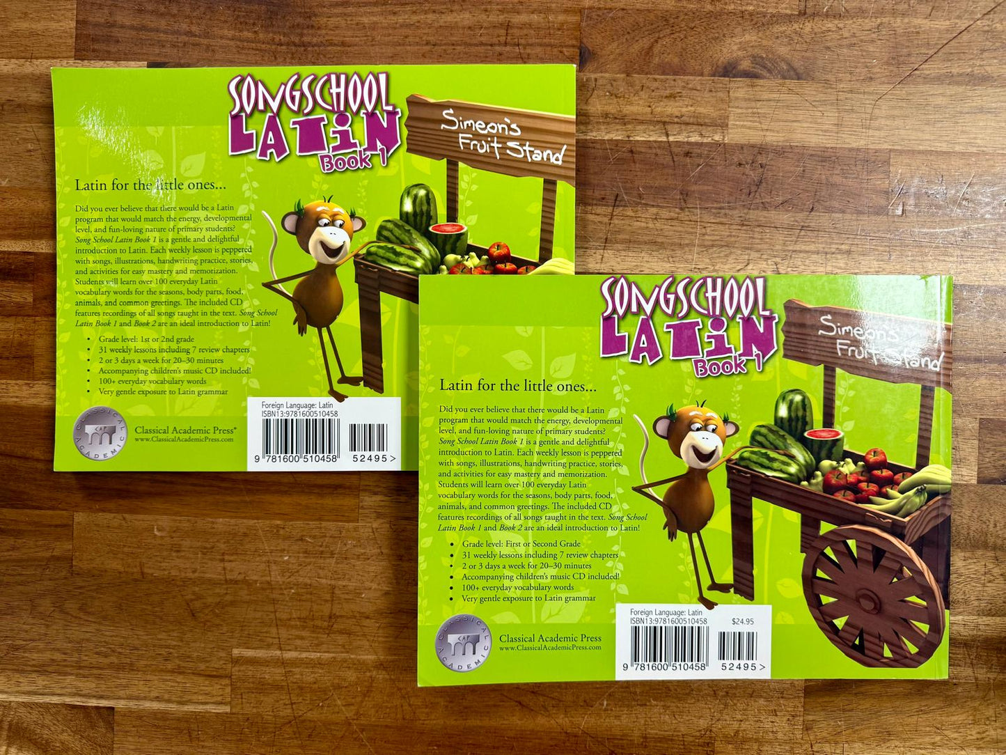 Song School Latin Complete Set Books 1 & 2 - Very Good