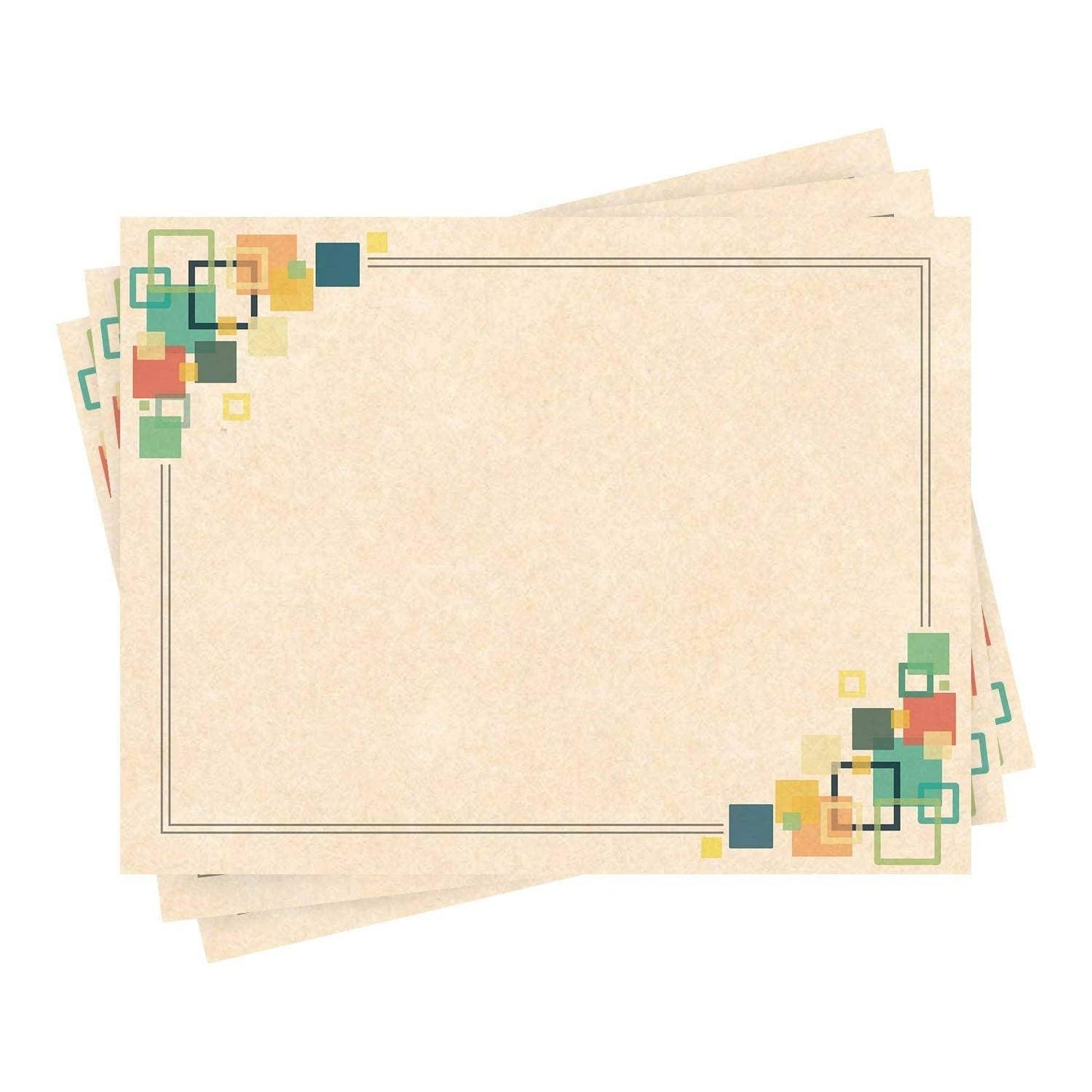 Elegant Blank Award Certificates - Letter Size, 10 Sheets - Laser & Inkjet Compatible