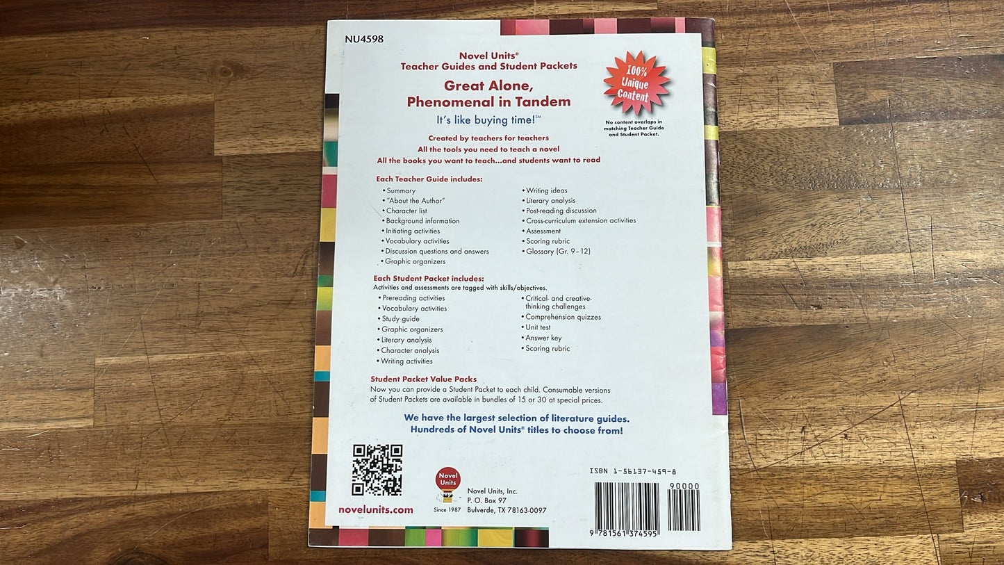 Novel Units, Wuthering Heights, Grades 9-12