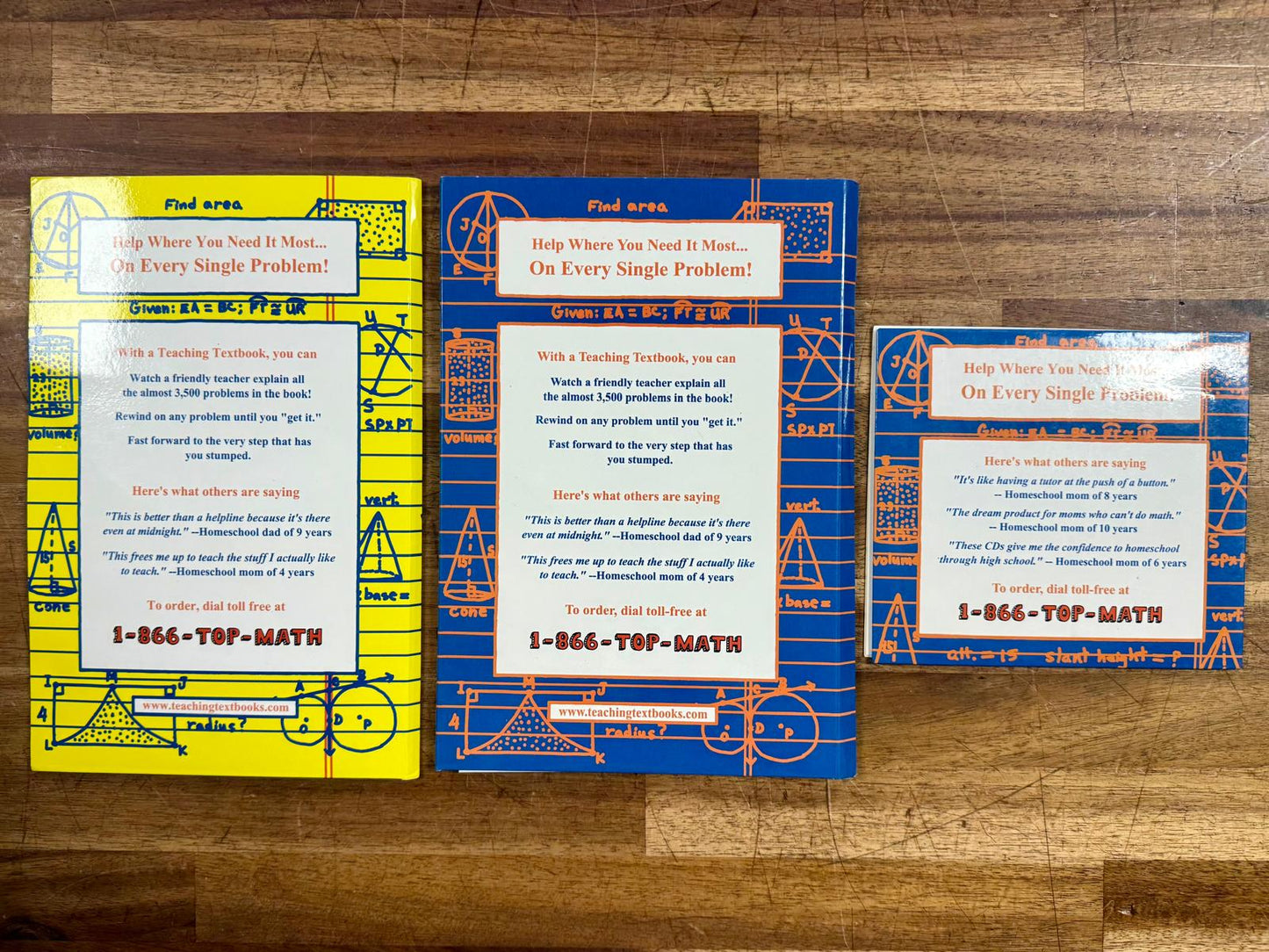 Teaching Textbook Geometry Complete Set - Good