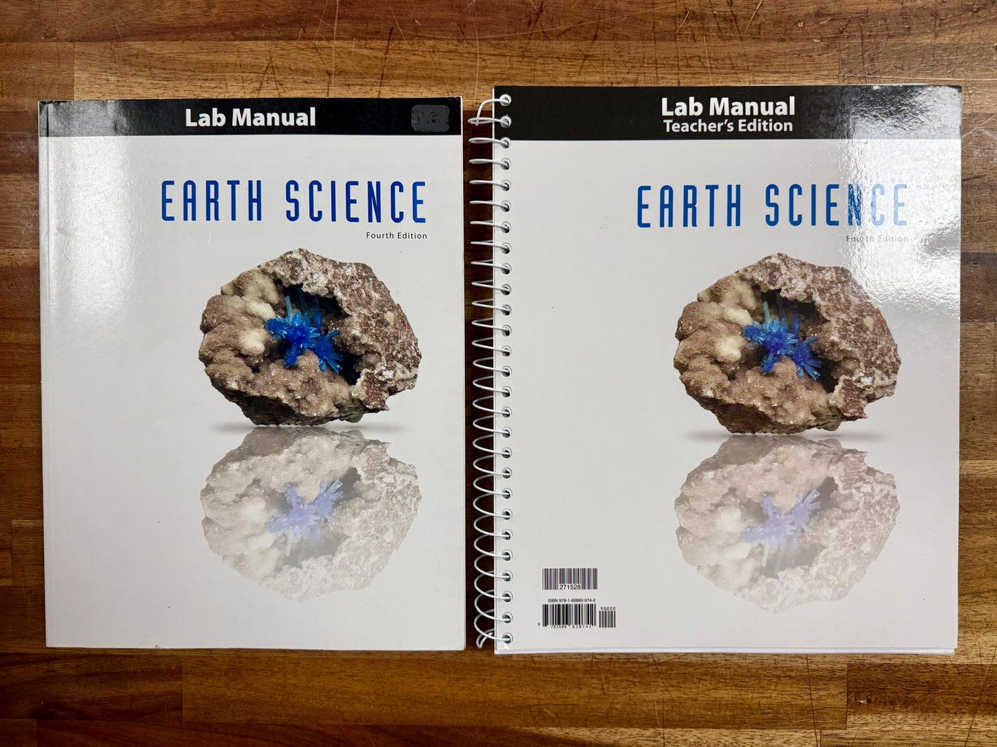 BJU Earth Science 4th Ed Complete Set - mostly good & clean