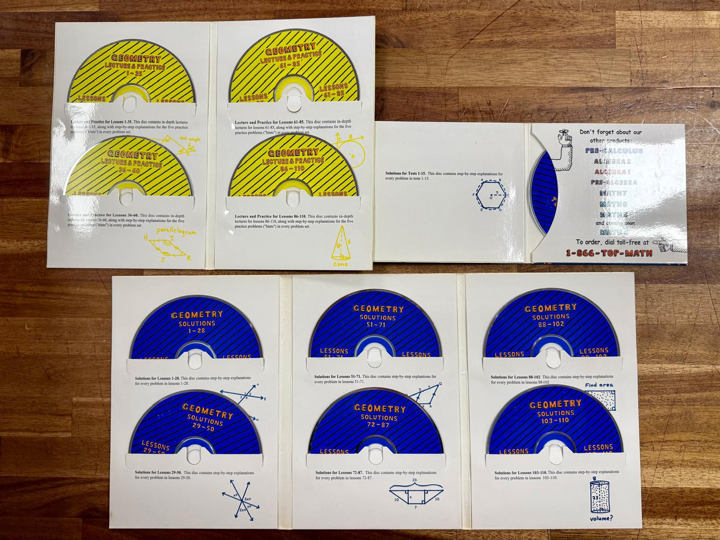 Teaching Textbook Geometry Complete Set - Good