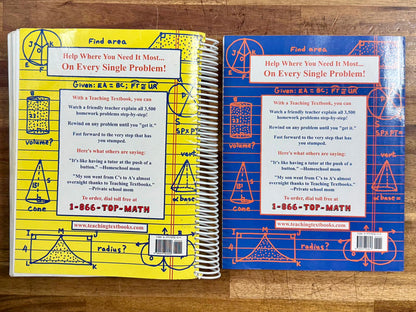 Teaching Textbook Geometry Complete Set - Good