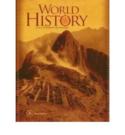 World History with Student Activities: Grade 10 (Part A & B) (Condition - GOOD)