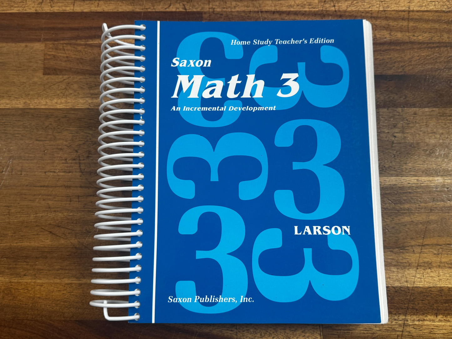 Saxon Math 3 Home Study Teacher's Edition