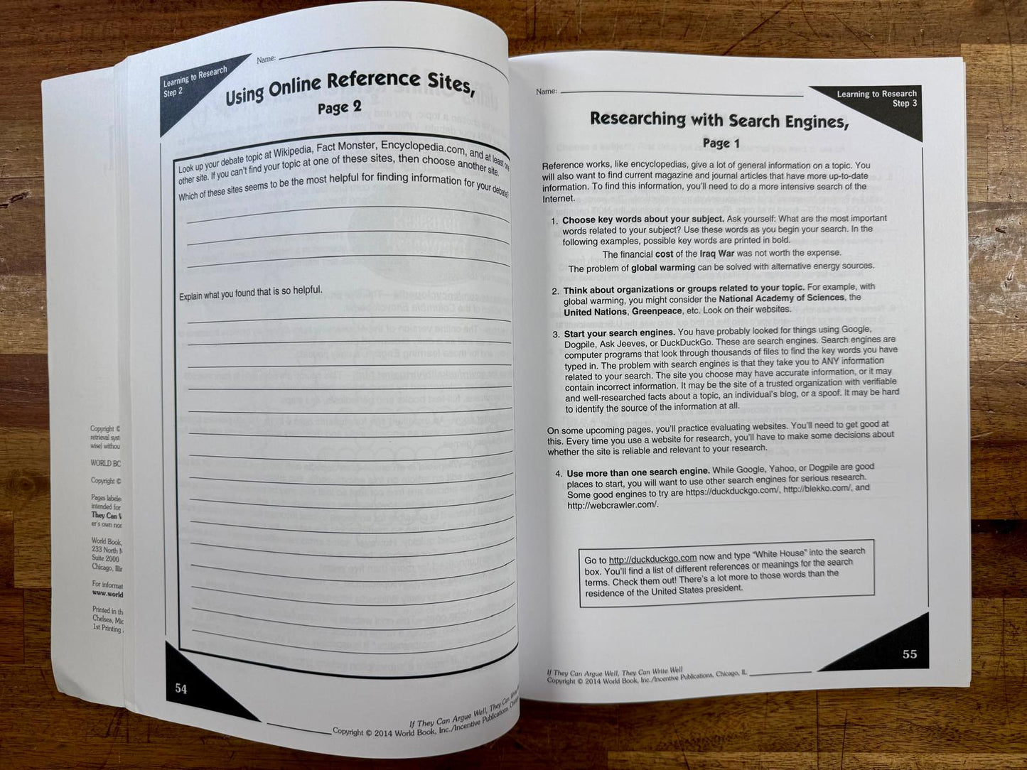 If They Can Argue Well, They Can Write Well Revised Ed - VG