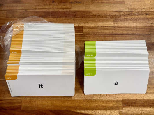 BJU Phonics & English 1 & Reading 1 Flashcards - VG