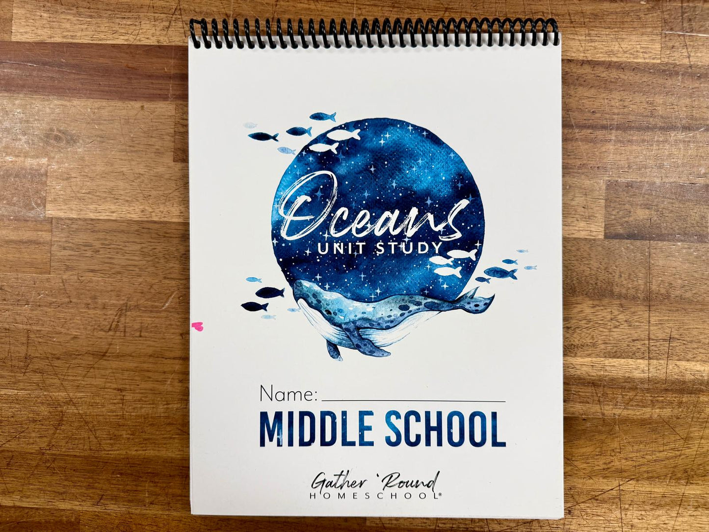 Gather Round Oceans Unit Study Middle School Workbook - VG