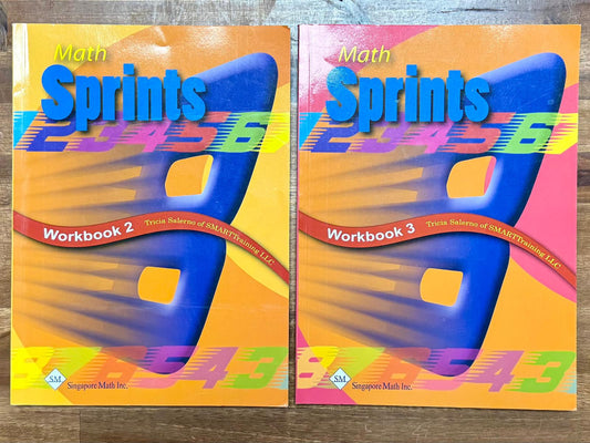 Math Sprints Workbooks 2 & 3 SET