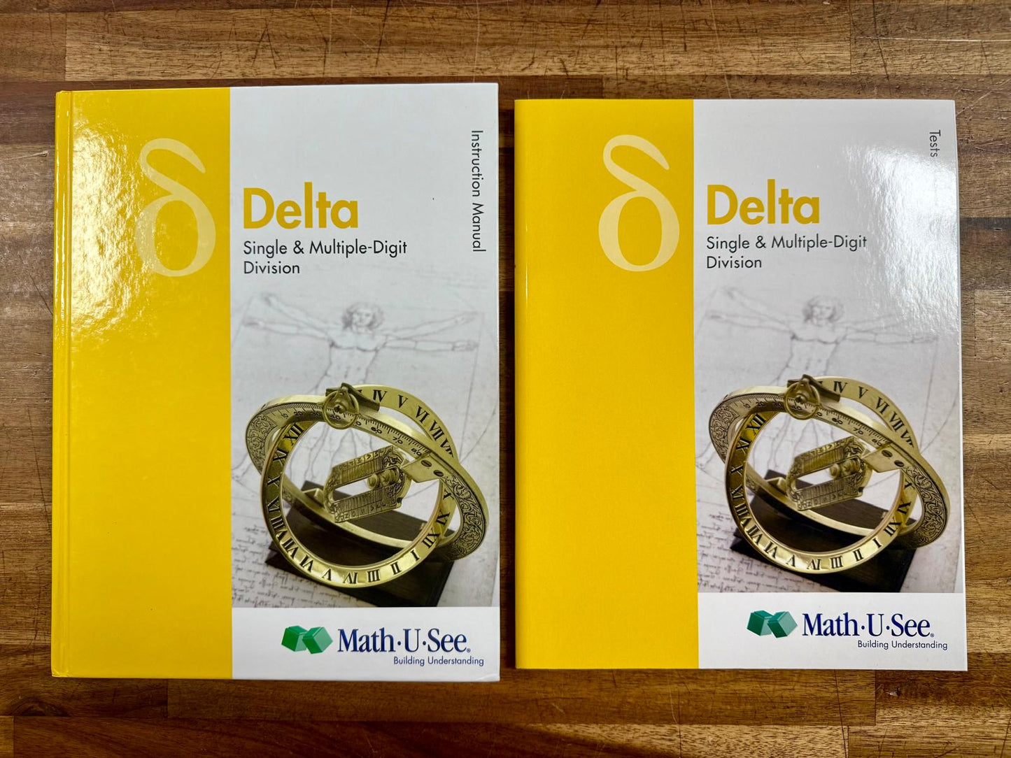 Math-U-See Delta Instruction Manual & Tests Set - Like New