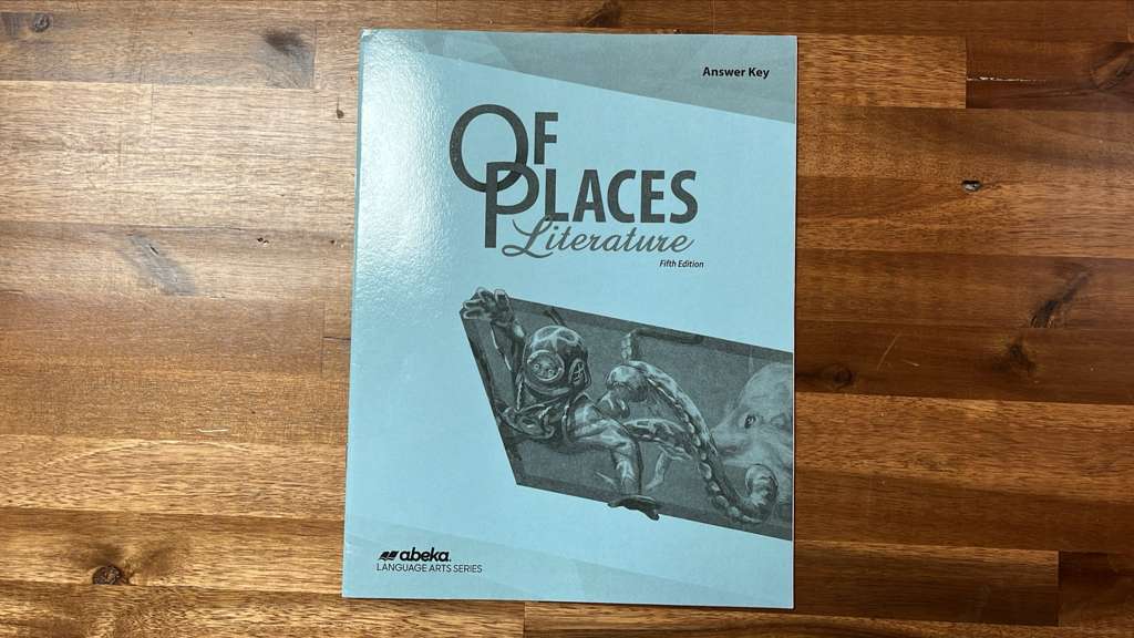 Abeka Of Places Literature 5th Ed Grade 8 Key Set of 2 - Like New