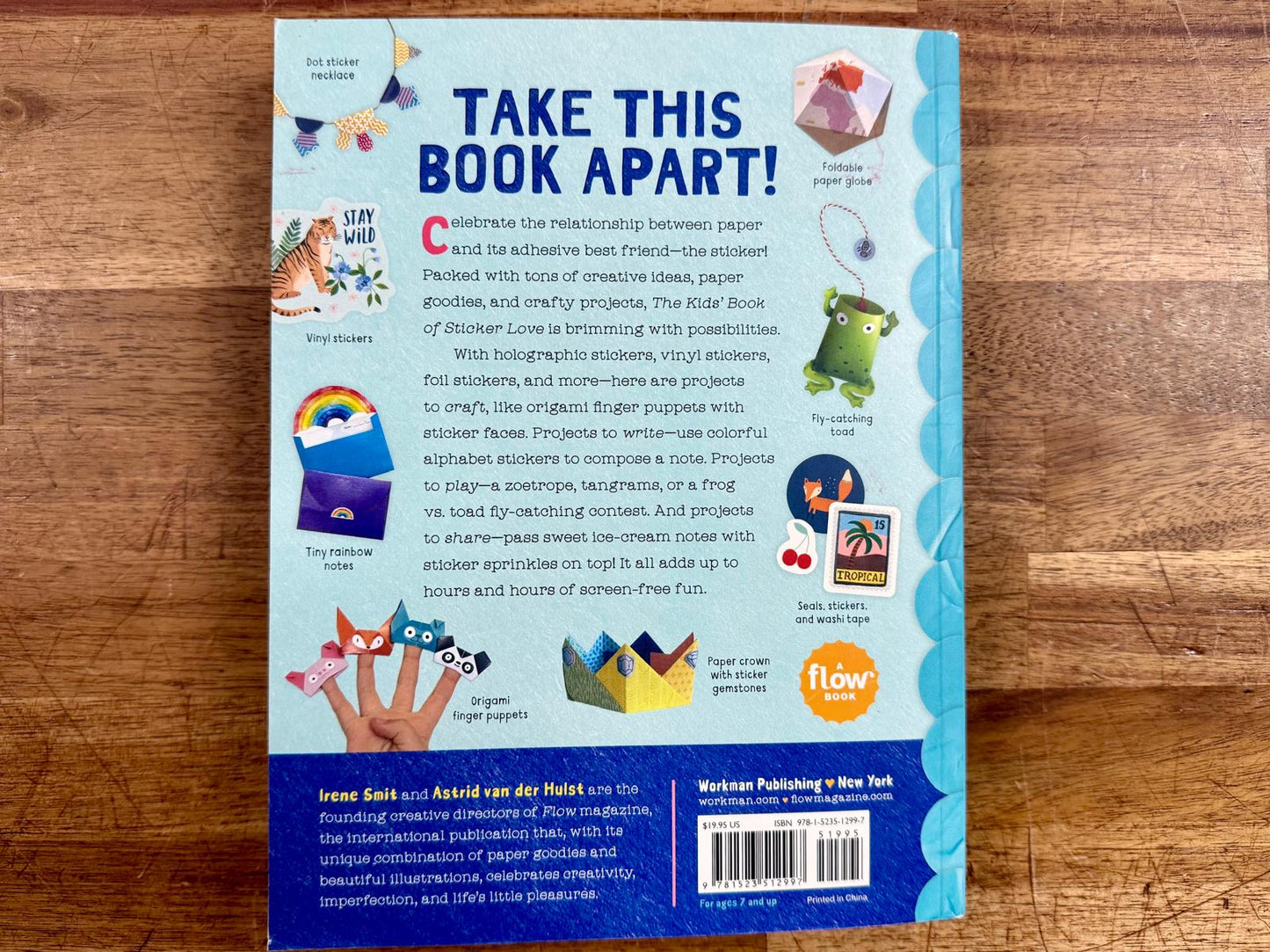 The Kids' Book of Sticker Love: Paper Projects... - Very Good