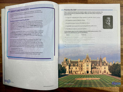 BJU Writing & Grammar 4th Ed & Literature 5th Ed Set - Good