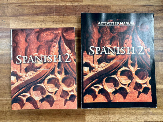 BJU Spanish 2 SET 2nd Ed: Text & Activities Manual