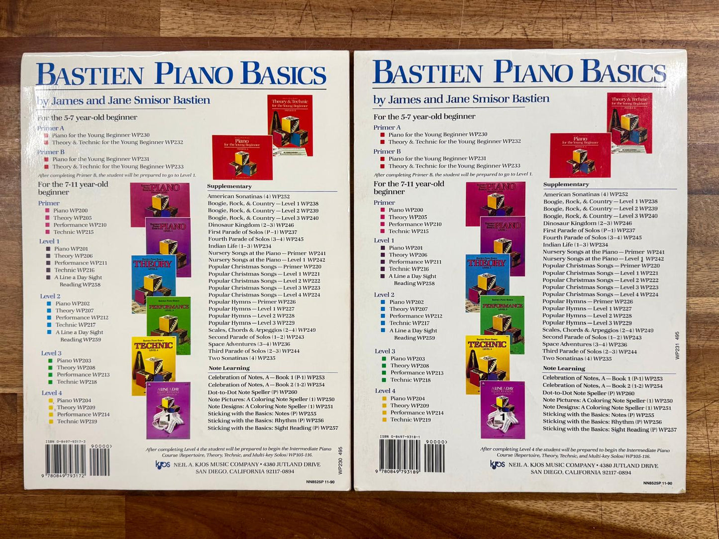 Bastien Piano Basics for Young Beginner Primers Set