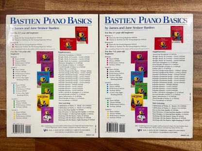 Bastien Piano Basics for Young Beginner Primers Set