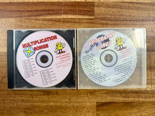 Audio Memory Set: Geography Songs & Multipilication Songs
